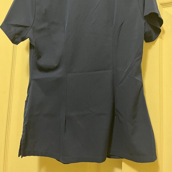 Navy Blue Scrub Top - Picture 7 of 9
